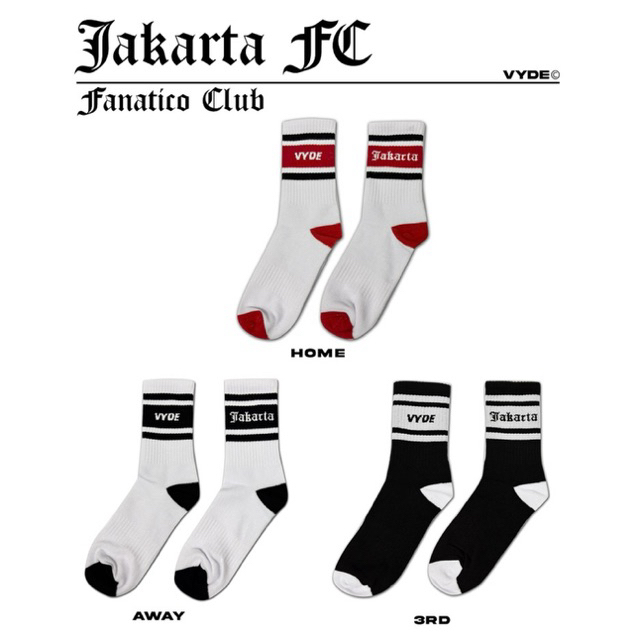 FC SOCKS HOME AWAY 3RD VYDE