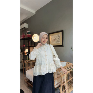 BYFIA Loera Seva Yoora Blouse / Atasan Motif Wanita Terbaru / Blouse Bestseller bb