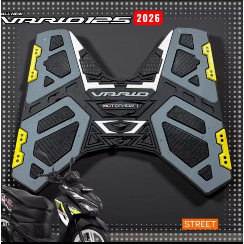 All New Vario 125 2026 Vario 125 Street 2026 MotoPAD27 เสื่อเท้า