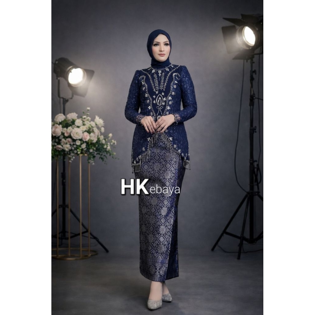 HOREKebaya viral Anaya / shaumy / kebaya ดอกมะลิล่าสุด / rosella / qiyubi / ผ้าคลุมไหล่ kebaya / par