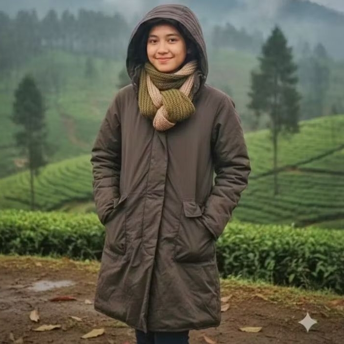 THICK BULANG PARKA JACKET COAT ไซส์ S fit M (มือสอง)