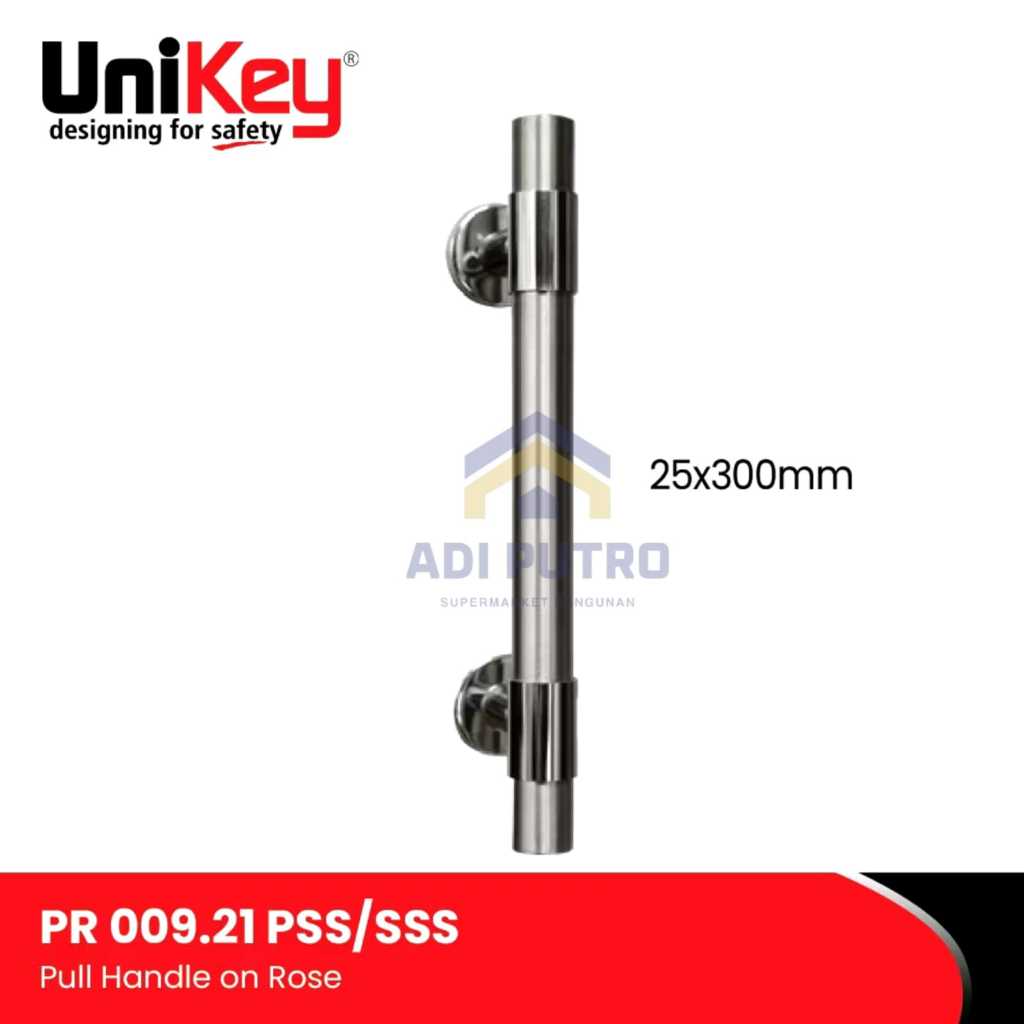 Unikey PR 009.21 มือจับประตูสแตนเลส 30 ซม