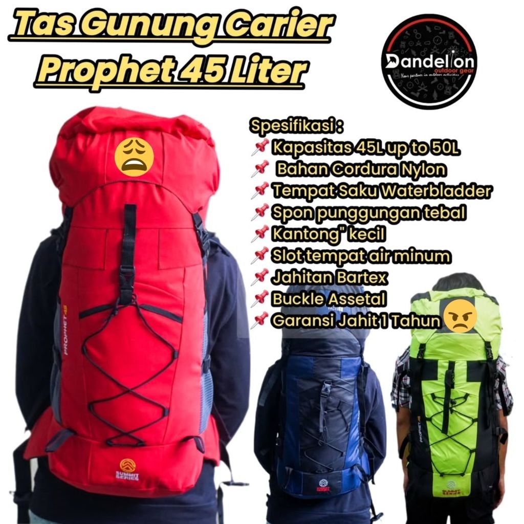 Consina Hiking Camping Mountain Bag 45L Prophring