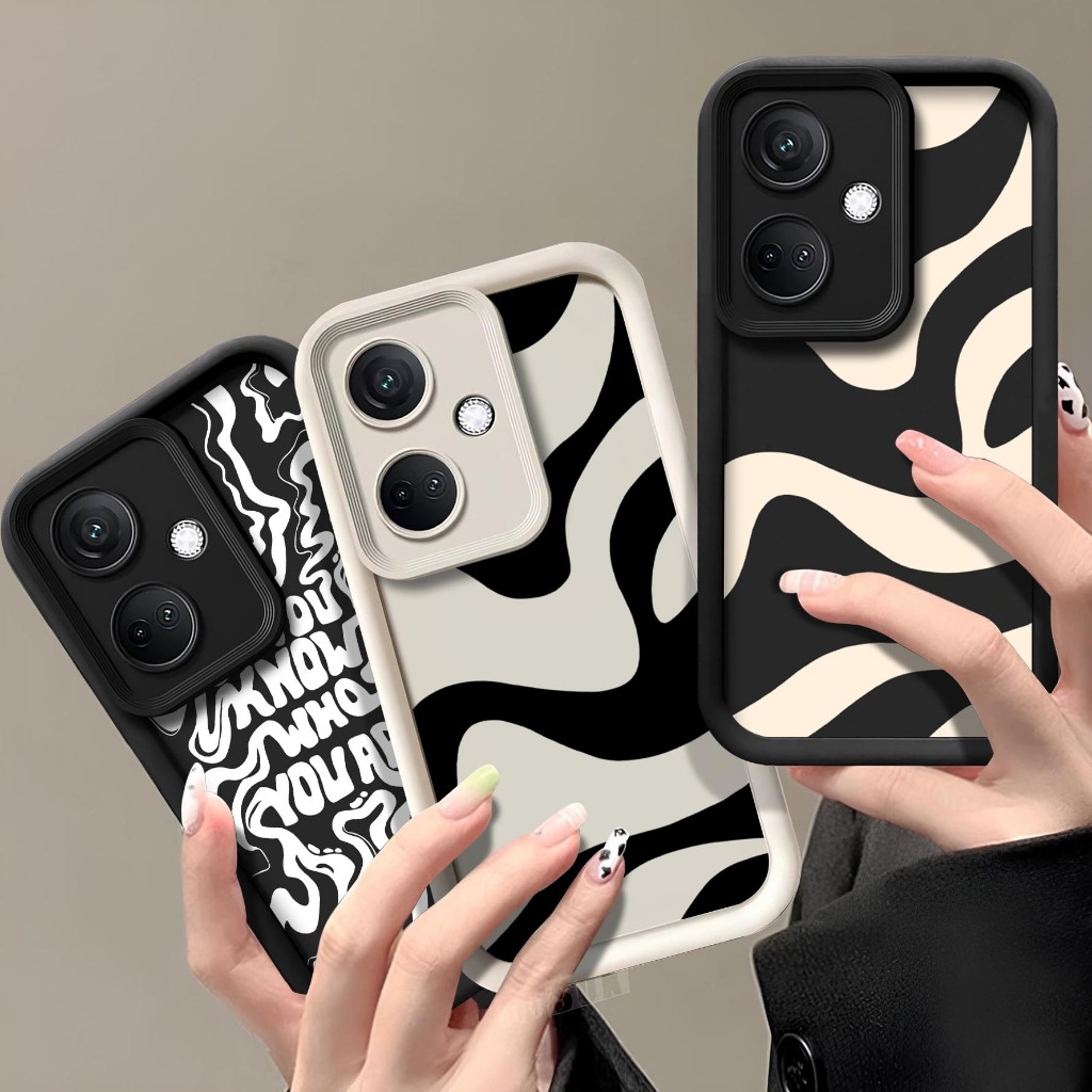 HP Oppo A3x Rubber Softcase - Oppo A3x Embossed Case - Oppo A3x Casing - เคสโทรศัพท์ Oppo A3x - Oppo