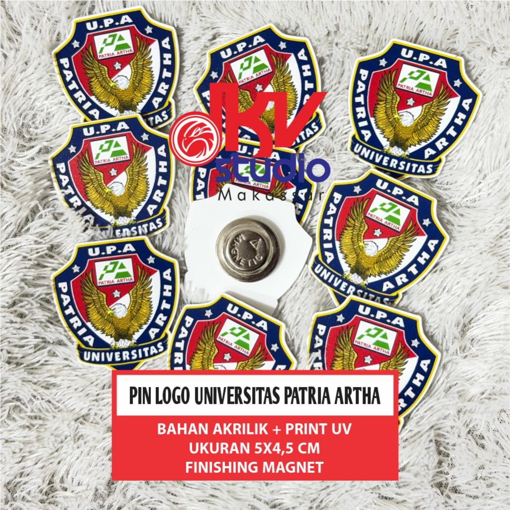 PATRIA ARTHA UNIVERSITY LOGO PIN (MAGNET)