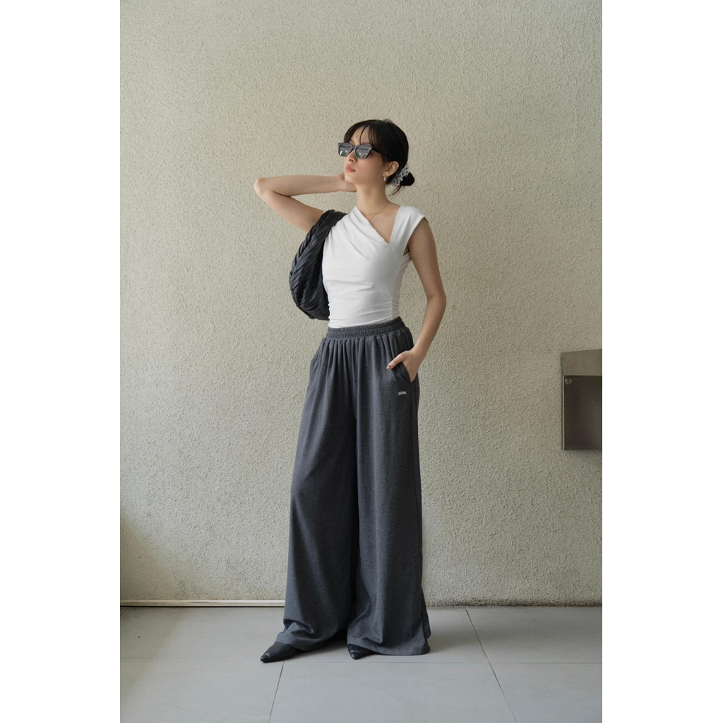 Mate.ltd - กางเกง Kinu - กางเกงชั้นในถักซี่โครง