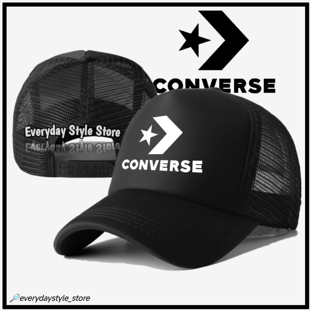 Converse Mesh Hat / Trucker Hat Caps / หมวกตาข่ายแฟชั่นลําลองสําหรับผู้ชายและผู้หญิง