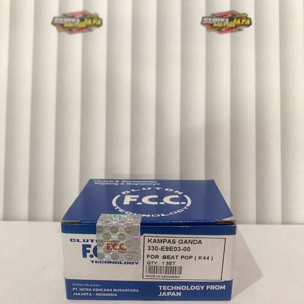 คลัทช์คู่เท่านั้น Beat eSP Scoopy eSP Vario 110 eSP Beat Pop Beat Street K44 | 330-E9E03-00 FCC