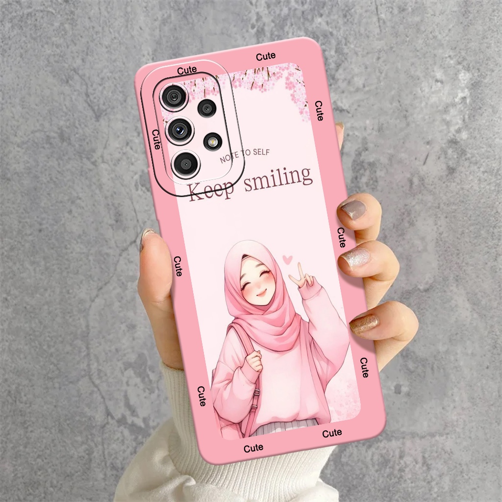 เคสโทรศัพท์ HP Samsung A73 5G / A53 5G - เคสฮิญาบแฟชั่น - Samsung A73 5G / A53 5G Softcase - เคสโทรศ