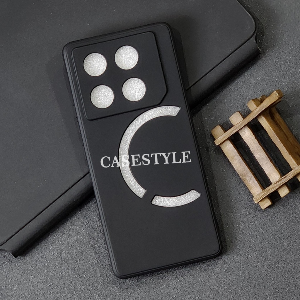 เคส Infinix GT 10 Pro Infinix GT 20 Pro Softcase Candy Macaron Square Black Plain Case Infinix GT 10