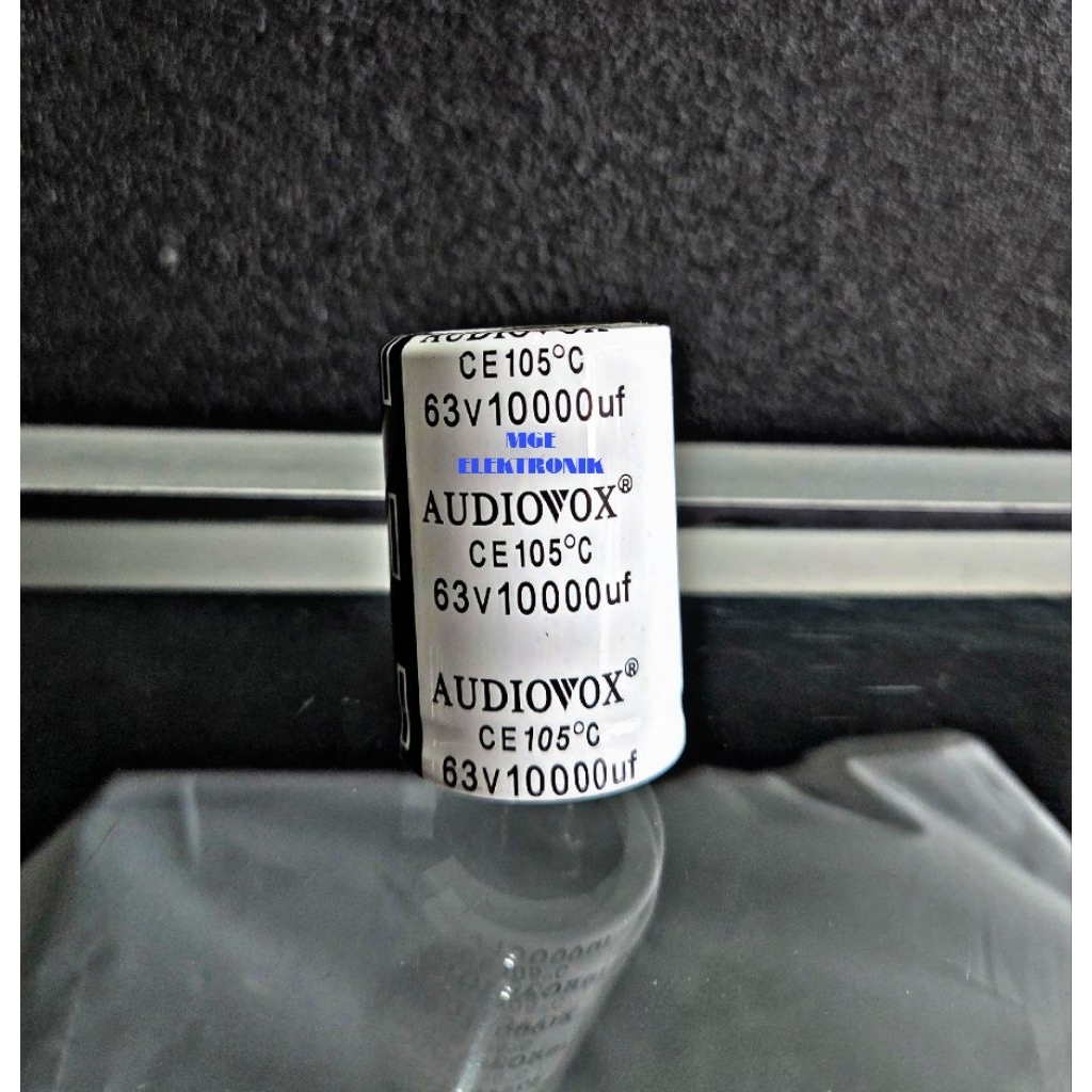 AUDIOVOX 10000UF/63v สีขาว