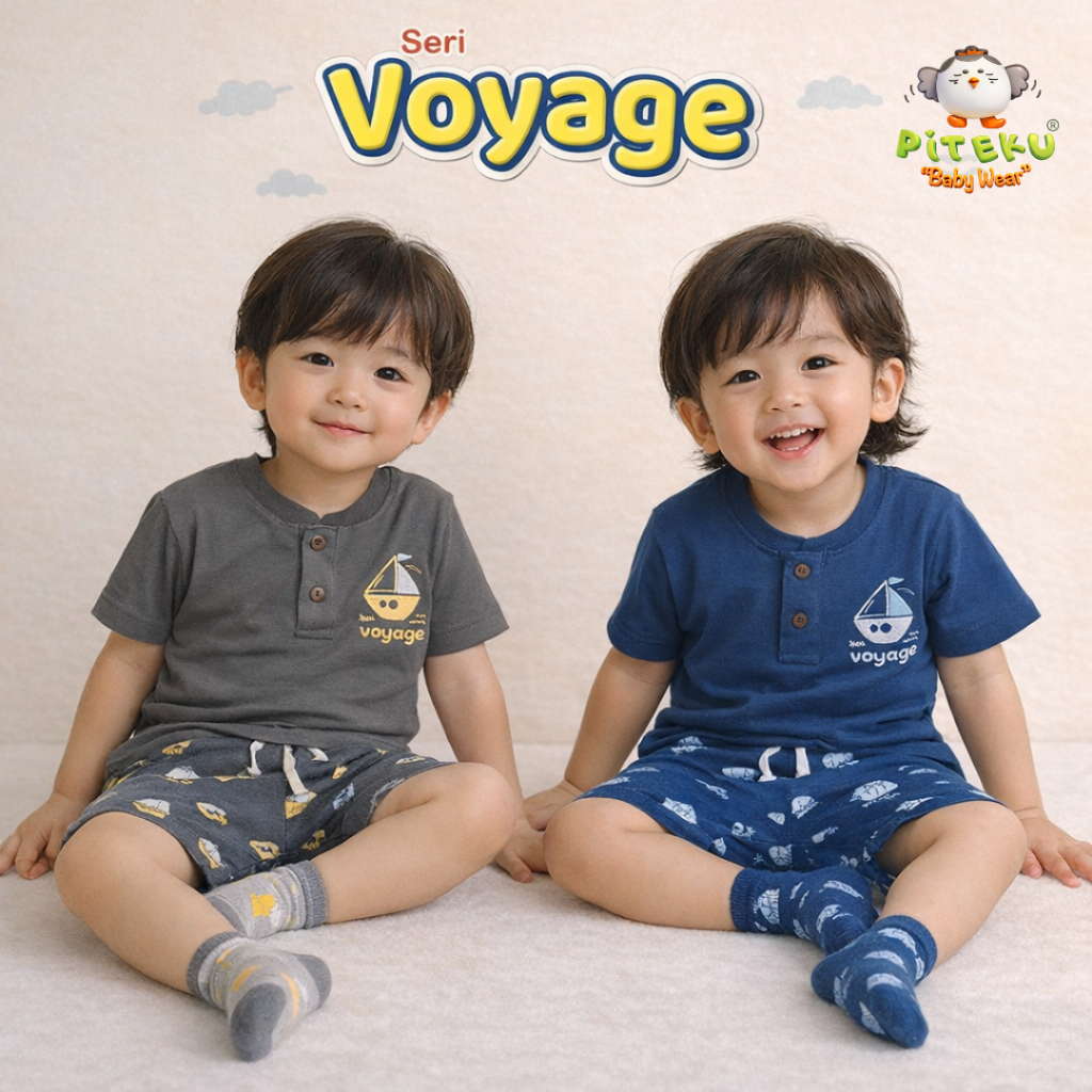 PITEKU - VOYAGE BOYS SUITS AGED 6 MONTHS - 5 ปี