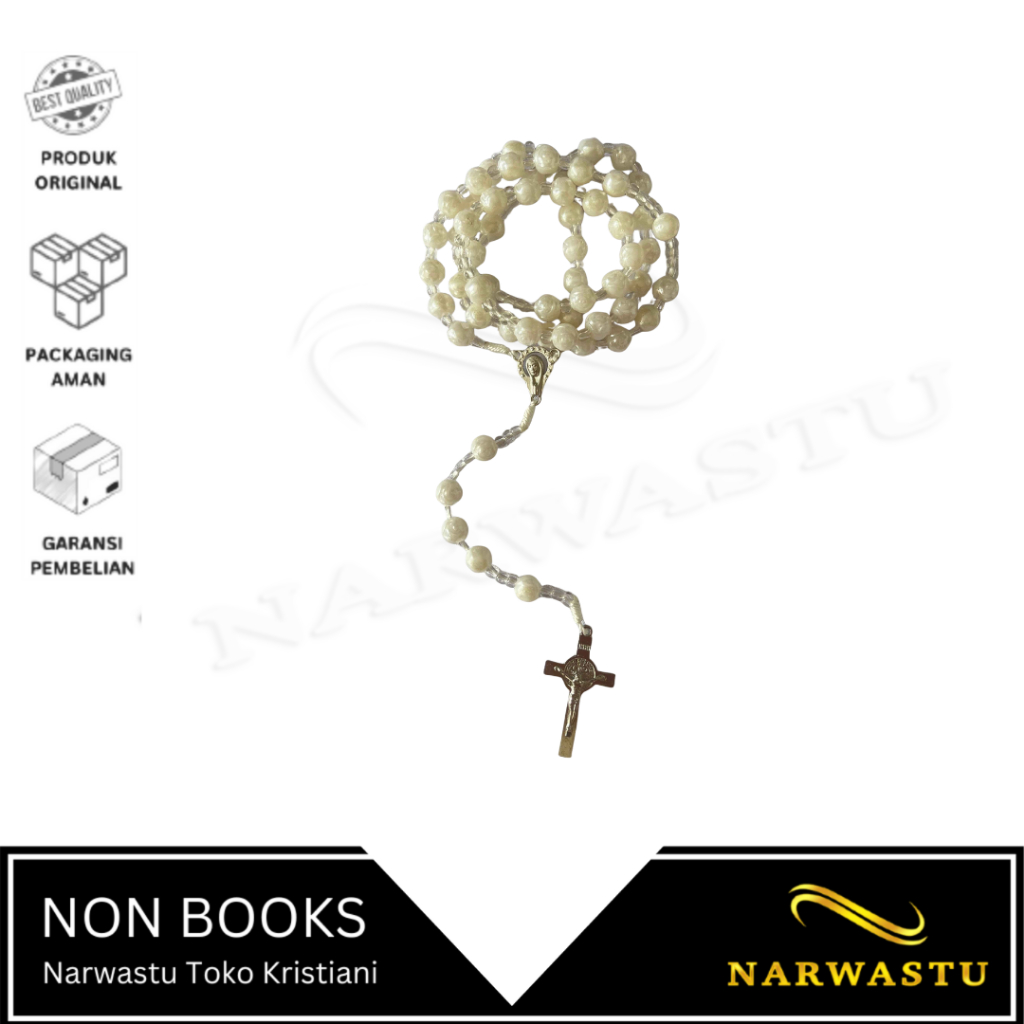 ลูกประคําไข่มุกขาว - VLT203