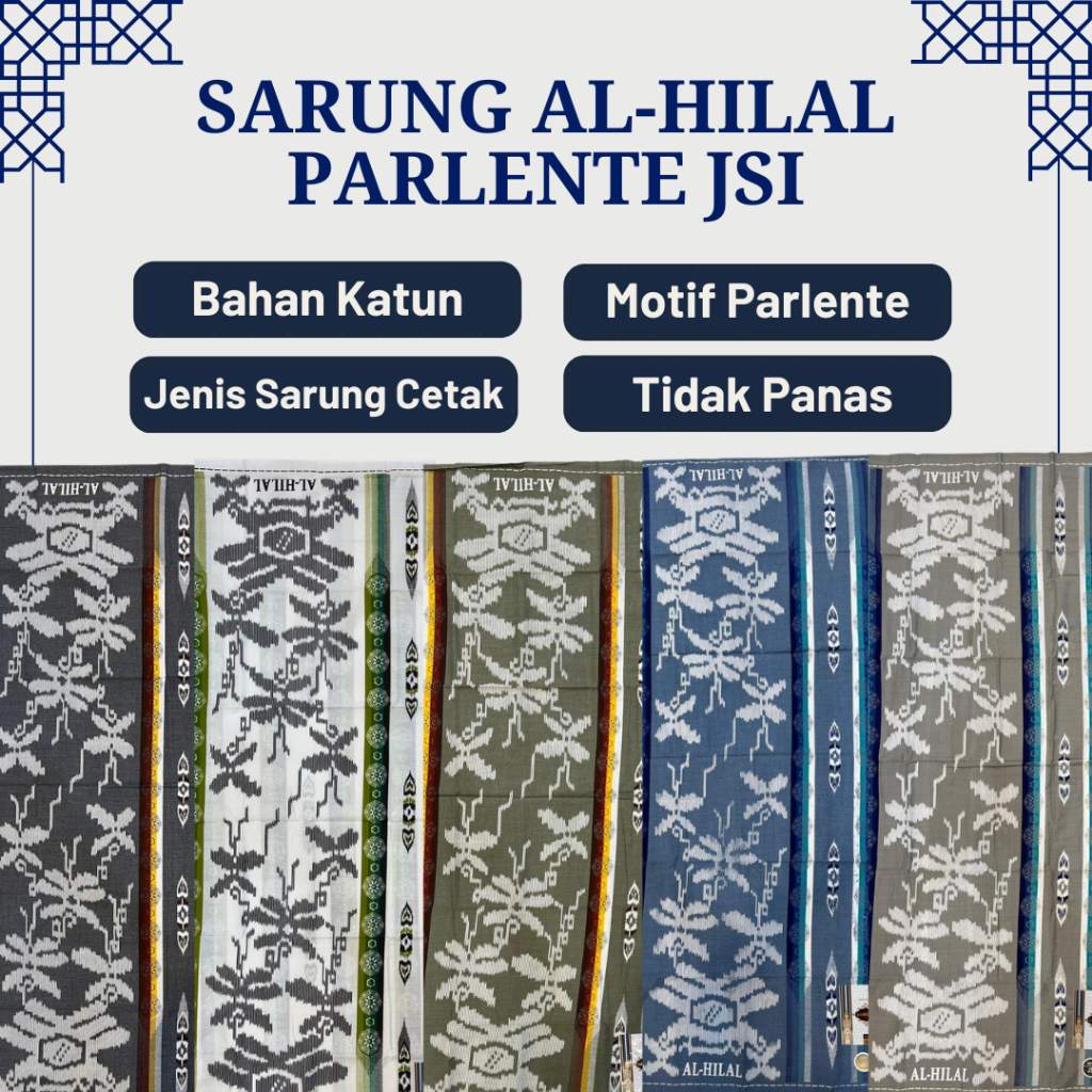 BabaAli - ผ้าซิ่น Al-Hilal Parlente JSI ดั้งเดิมสําหรับผู้ใหญ่ – เย็นและไม่ร้อน