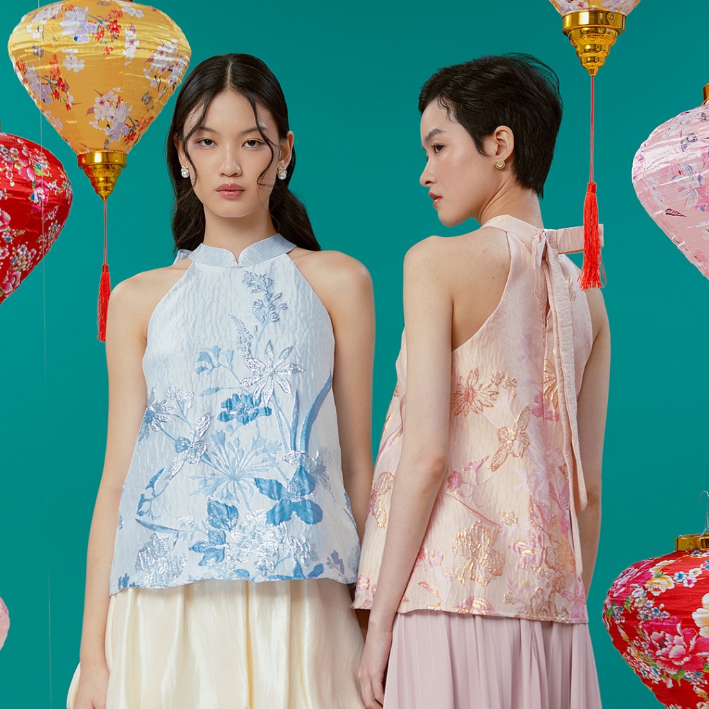 Chocochips - Aileen Top / Shanghai Collar Lunar Top / Lunar Blouse