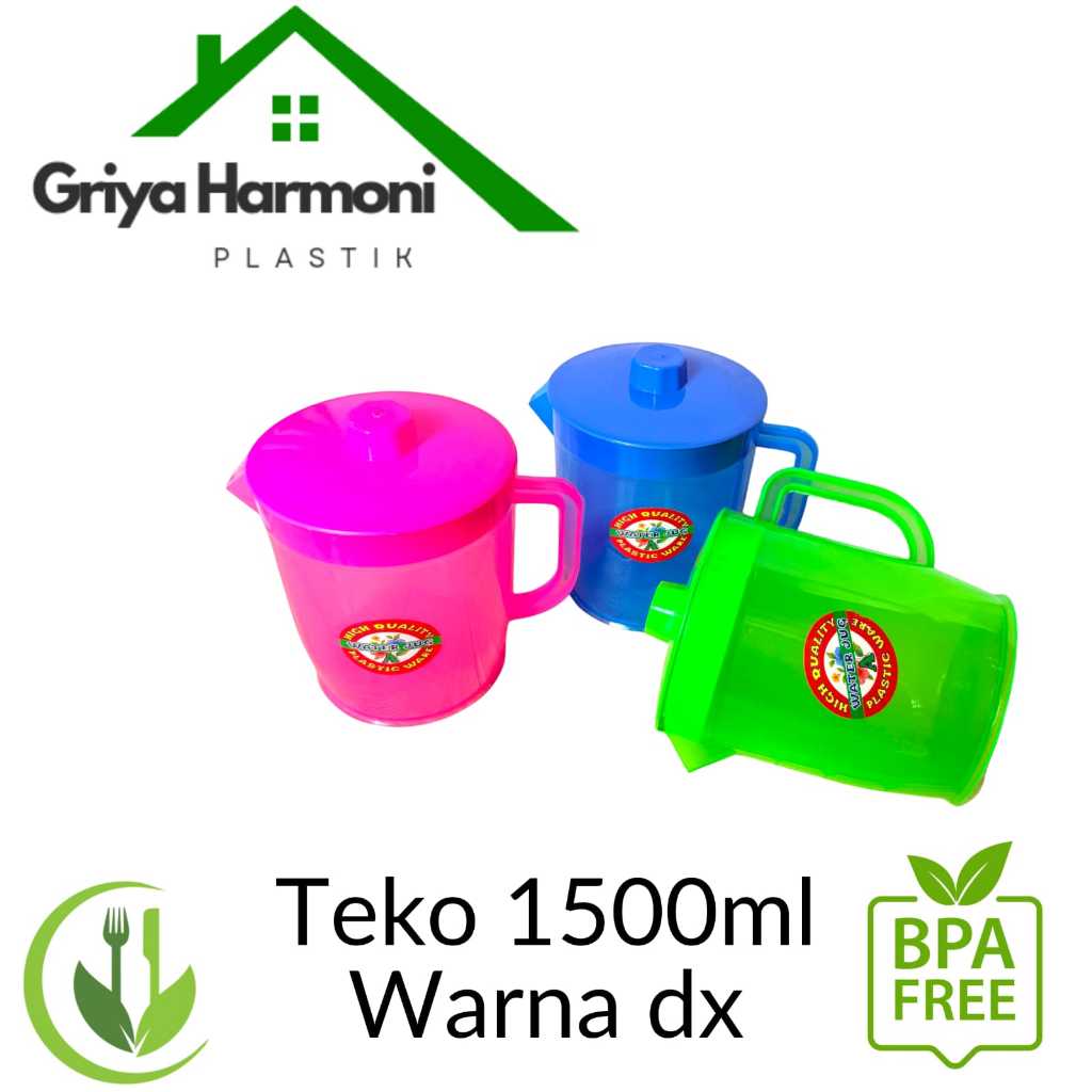 DX 1500ML COLOR KETTLE - สีการซื้อขาย/น้ํา - พลาสติกพลาสติก 1500ML