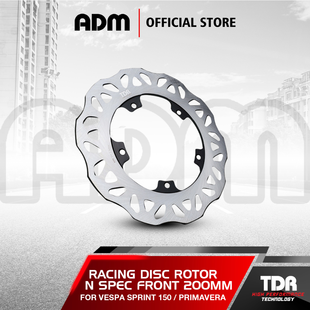 TDR N Spec จานดิสหน้า Vespa Sprint 150 / Primavera Disc Rotor 200MM