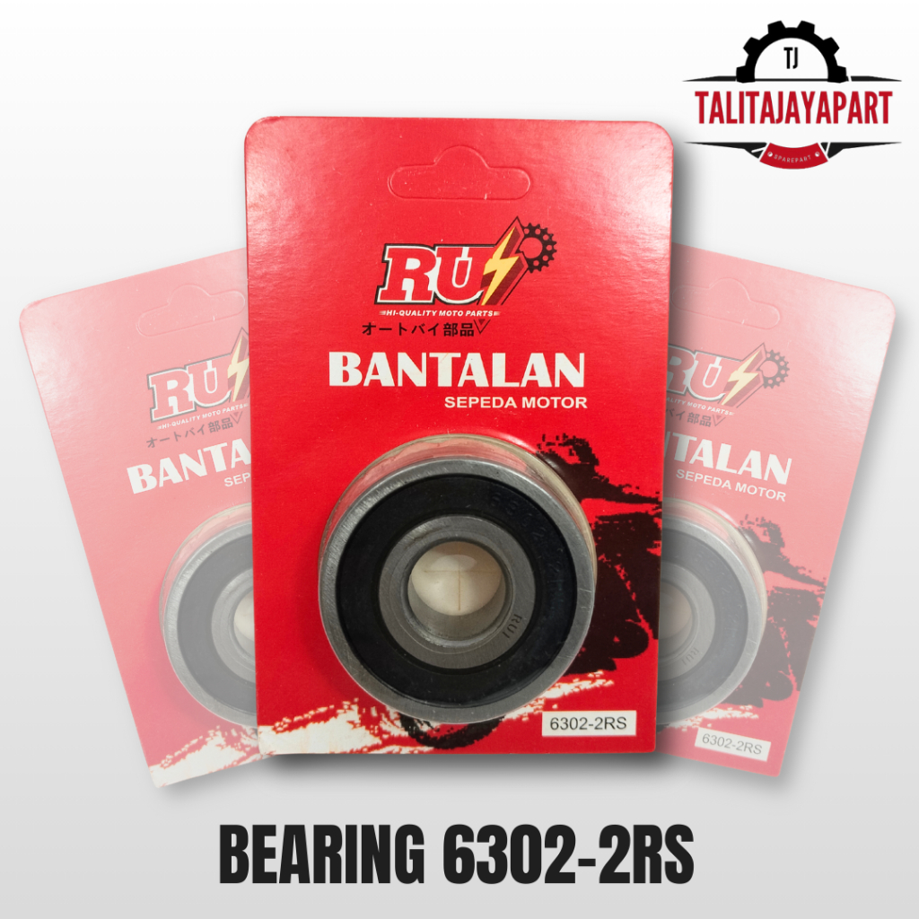 แบริ่ง 6302 - 2RS RUUI - Bearing Laher Laker 6302 RUI (Min 10)