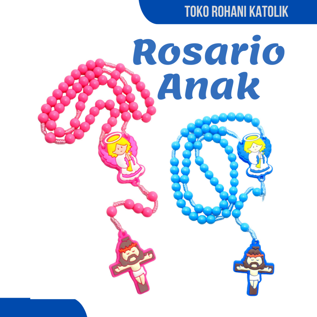 สร้อยคอ ROSARY ของ CATHOLIC – 8MM CHALK BEAD / CATHOLIC ROSARY / SEKAMI ROSARY