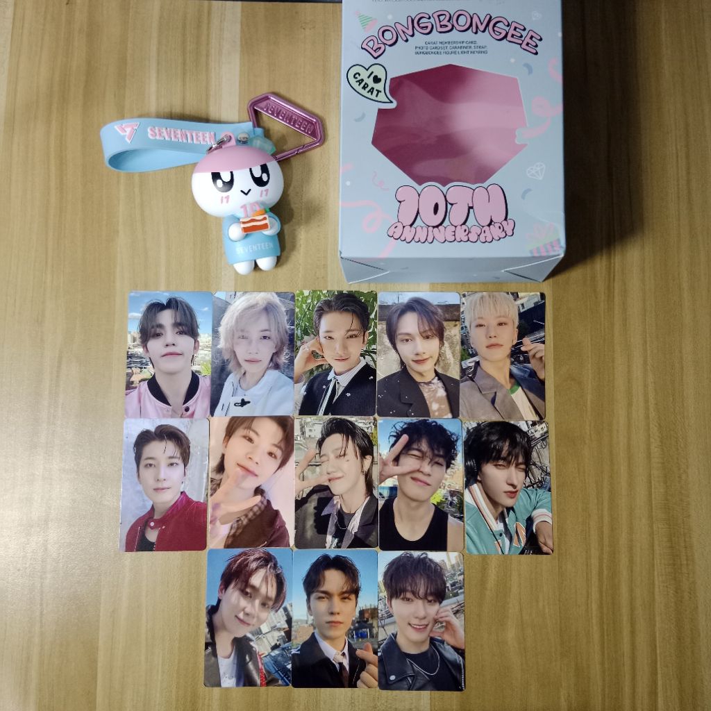 CARAT MEMBERSHIP KIT SEVENTEEN BONGBONGEE 2025 (Scoups Jeonghan Joshua Jun Hoshi Wonwoo Woozi The8 M