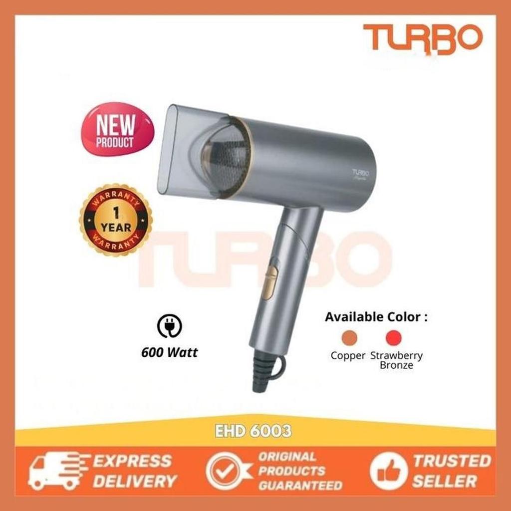 TURBO ไดร์เป่าผม MAGNOLIA ไดร์เป่าผม 600 วัตต์ EHD6003 EHD-6003