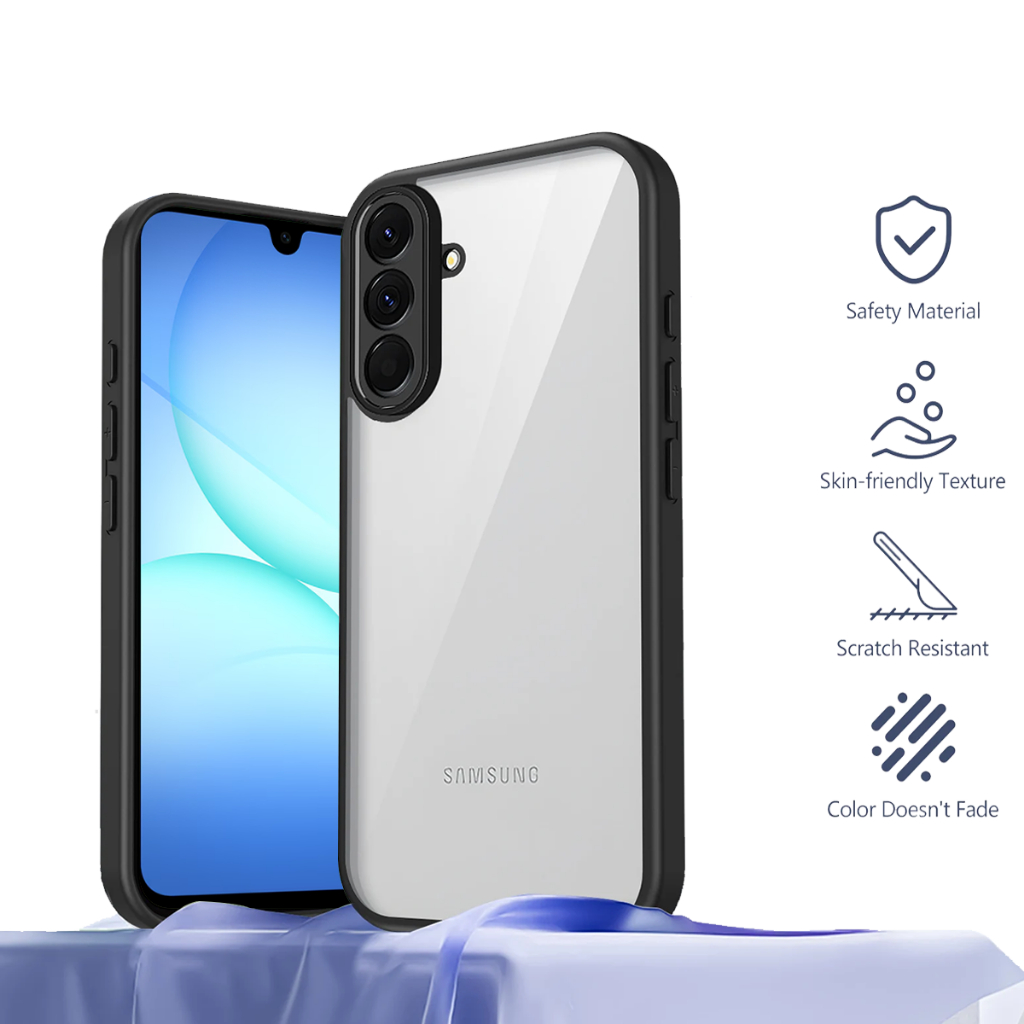 Samsung A17 Hardcase Clear Edge Backcase Casing Samsung A17 4G / 5G