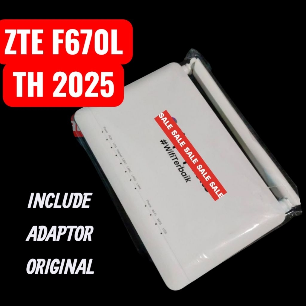 HIJAU Zte f670l พอร์ตสีเขียว Router 2025