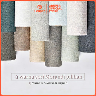 Gruper-Wallpaper foam Linen Roll Wallpaper Dinding form Dekorasi Kamar  280X50cm/2.5mm