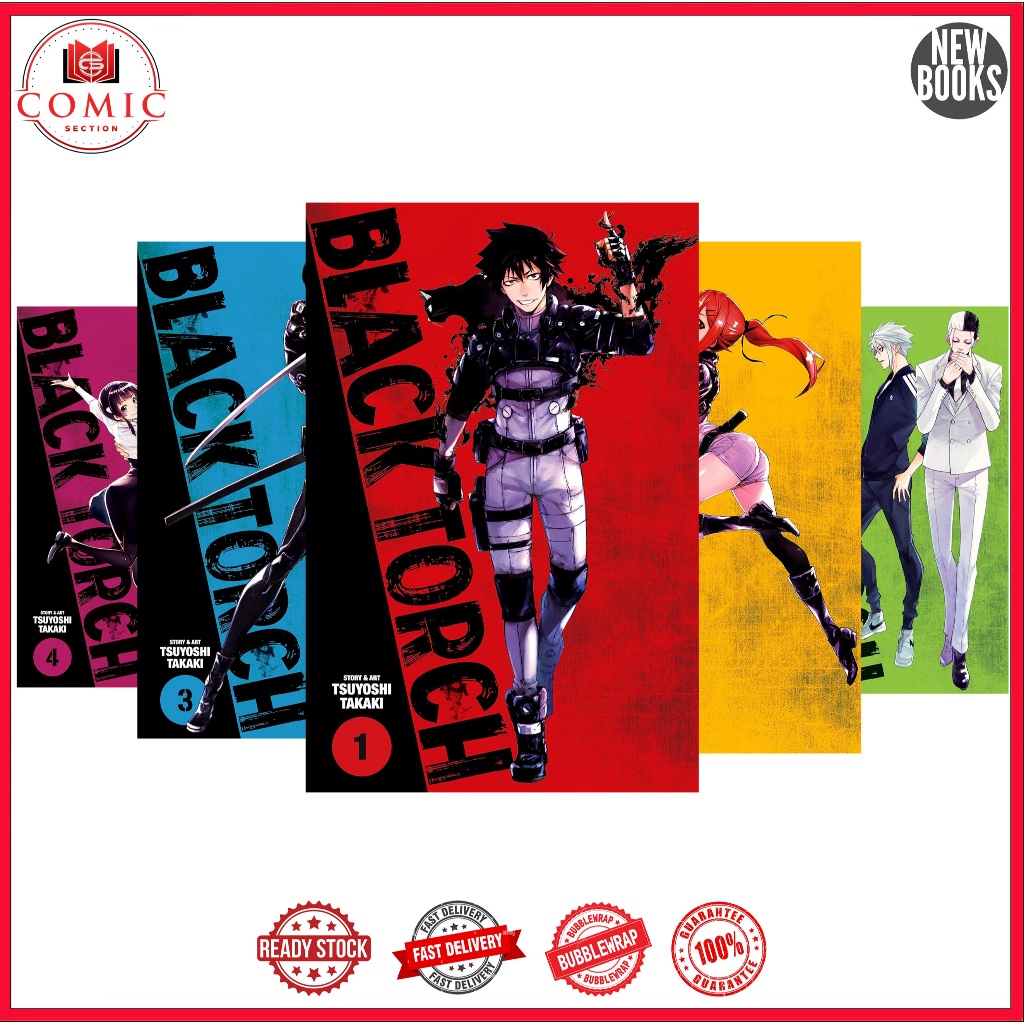 Black Torch Manga (ภาษาอังกฤษ 5 เล่ม)