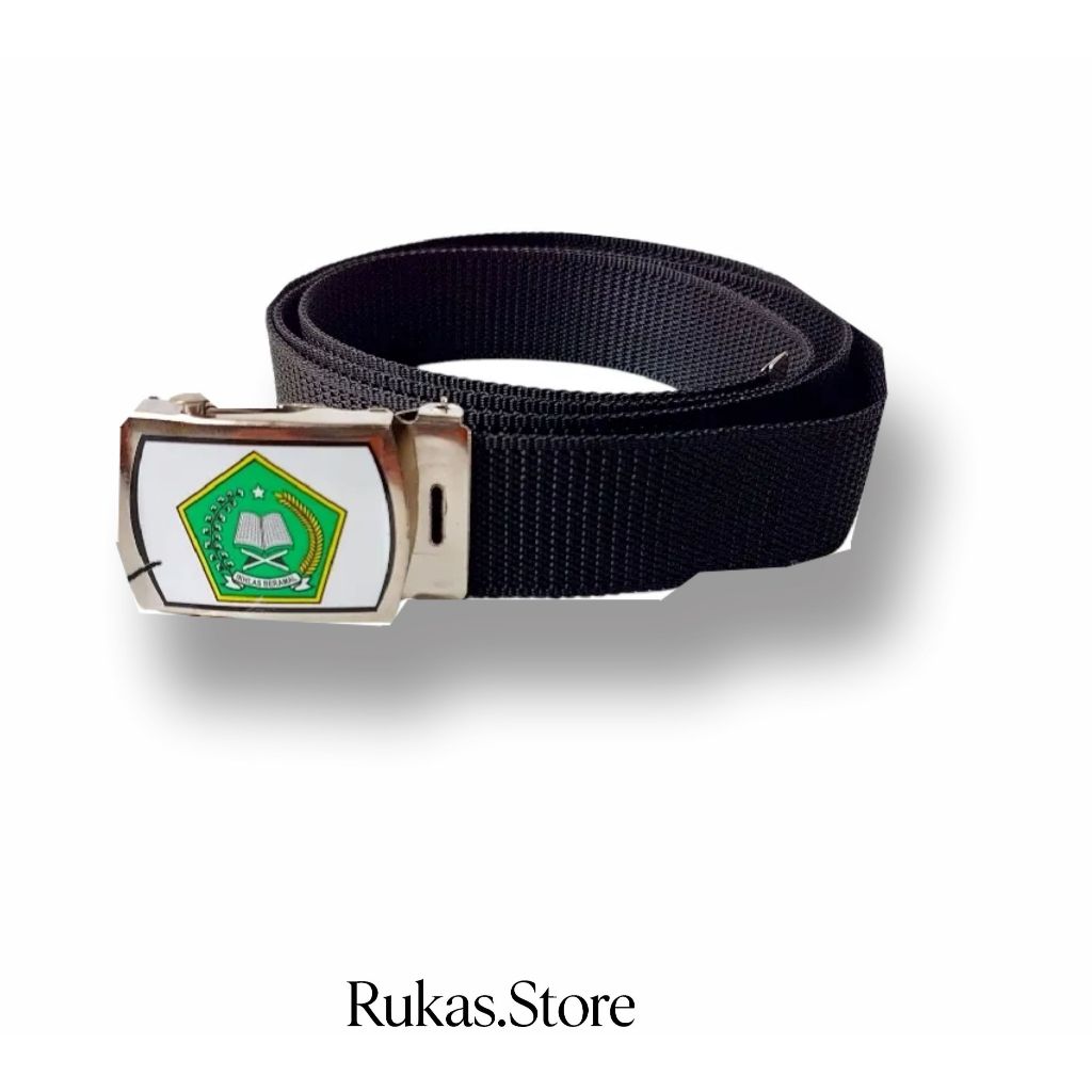 Rukas.store - เข็มขัด Mi Madrasah Ibtidaiyah สําหรับเด็กชายและเด็กหญิงพร้อมหัวเข็มขัดแข็งแรง วัสดุแข