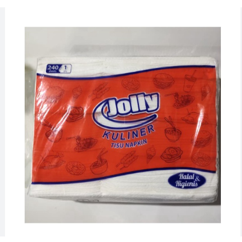 บรรจุภัณฑ์: JOLLY CULINARY TISSUE JOLLY CULINARY TISSUE JOLLY TRAVEL PACK JOLLY CULINARY FACIAL TISS