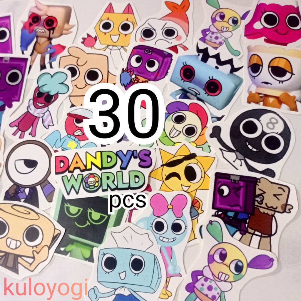 สติ๊กเกอร์ Dandys World 30 ชิ้น Dandys World Kawaii สติ๊กเกอร์ตัวละคร Journal Diary ชุดสติ๊กเกอร์