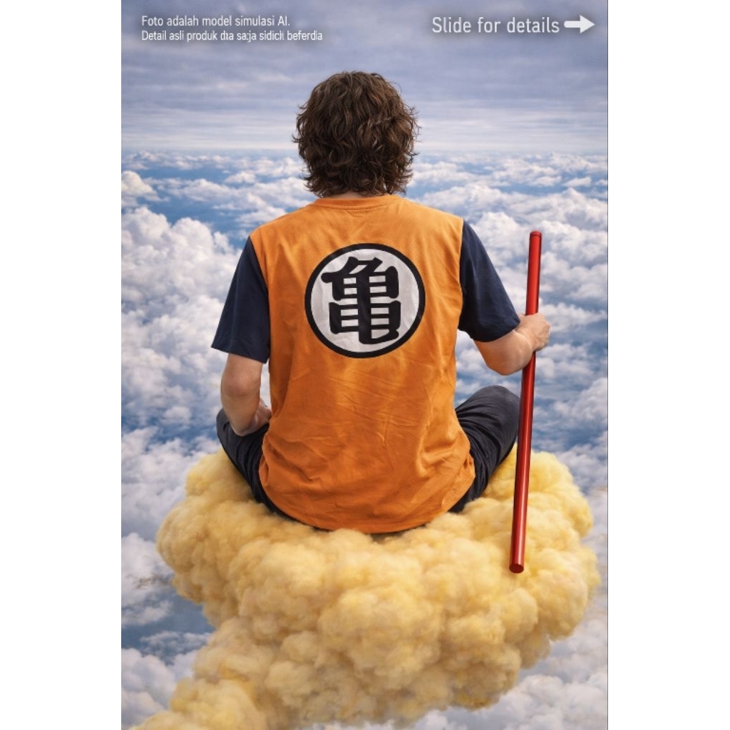 S0N G0KU DB คอสเพลย์เจอร์ซีย์ ไซส์ M (P70 x L50)