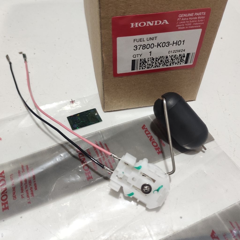 37800-K03-H01 FUEL UNIT ปั๊มเชื้อเพลิงลูกลอย Revo 110 fi Supra X 125 fi Blade 125 fi Revo Fit origin