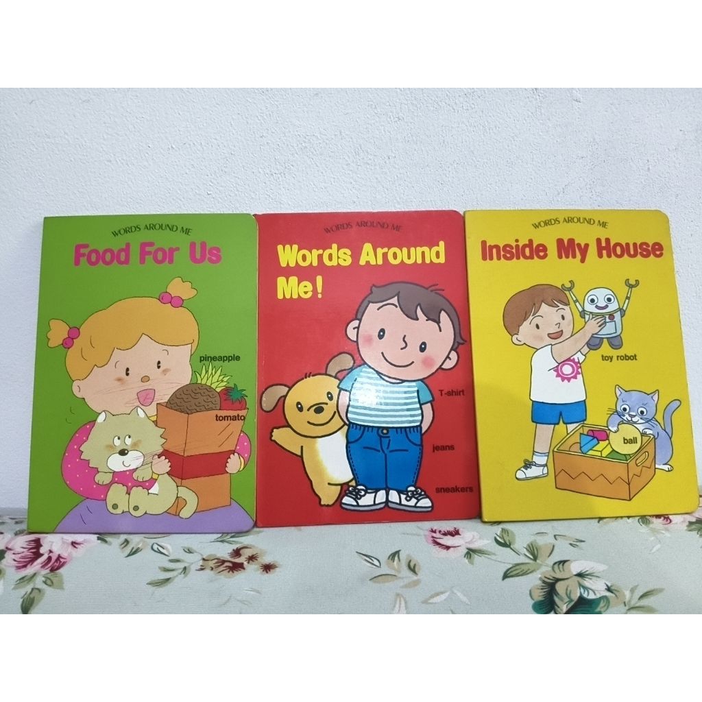 Words Around Me Boardbook 3 แพ็ค