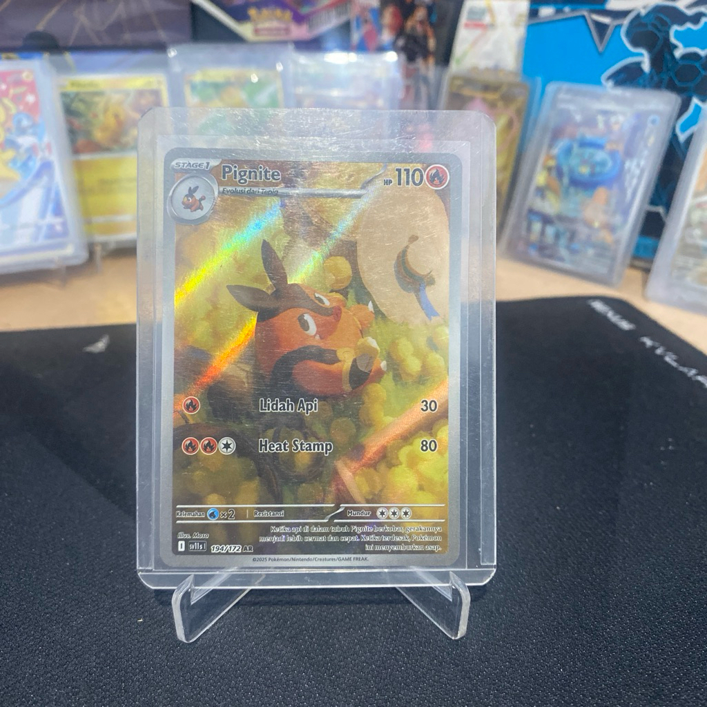 Pignite AR 194 /172 AR (sv11s) TCG Pokemon Black and White Indonesia 2025