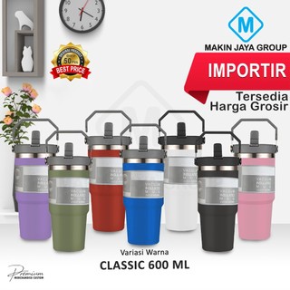 20OZ/600ml Vacuum Classic Mug - Hot and Cold Summer Stainless Steel Tumbler Botol Minum Stainless Steel-MJG8051