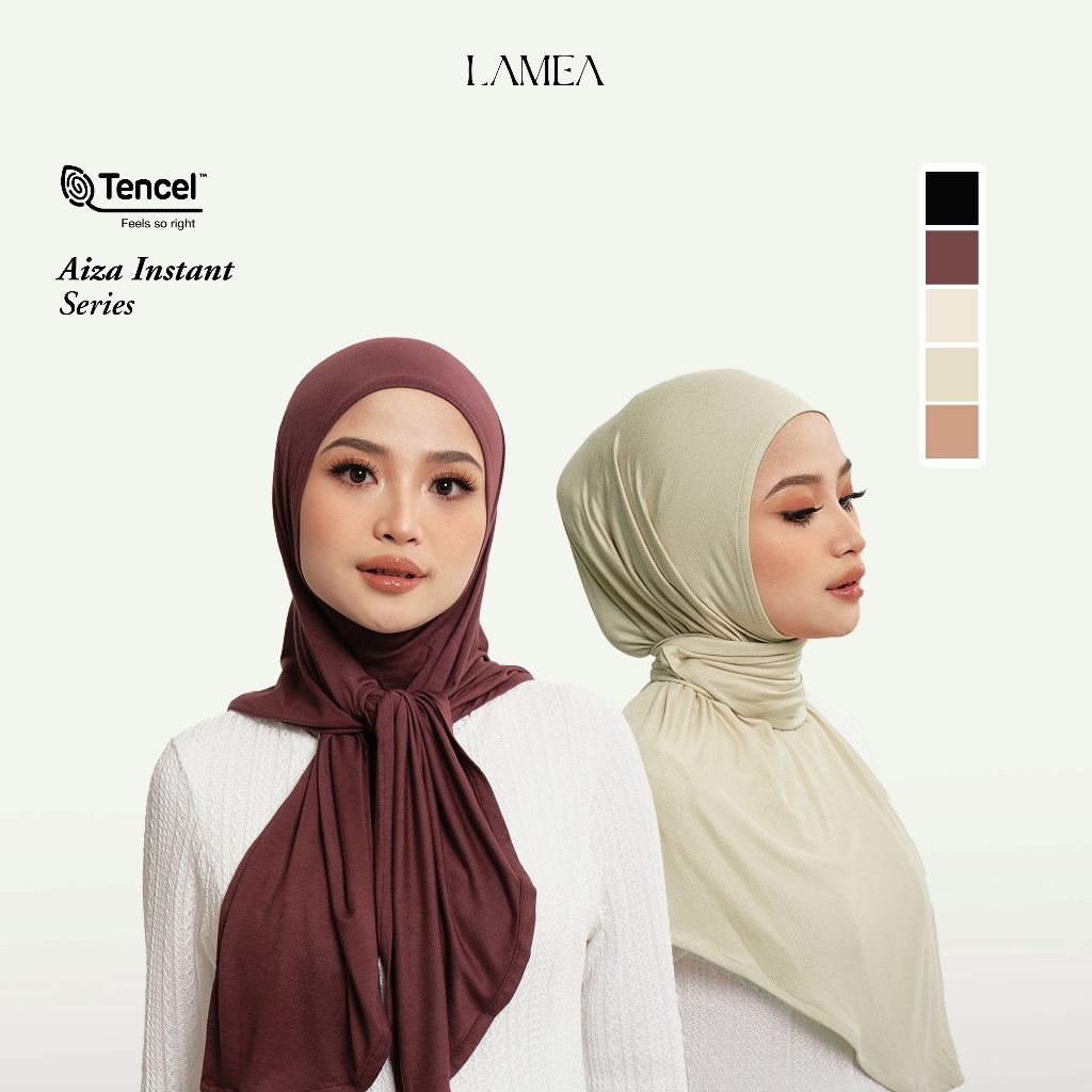 Lasea - Aiza Hijab Instant Tencel Modal