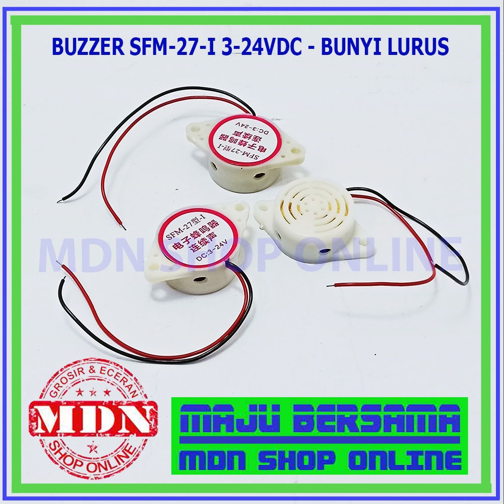 Buzzer SFM-27-I 3-24VDC เสียงตรง