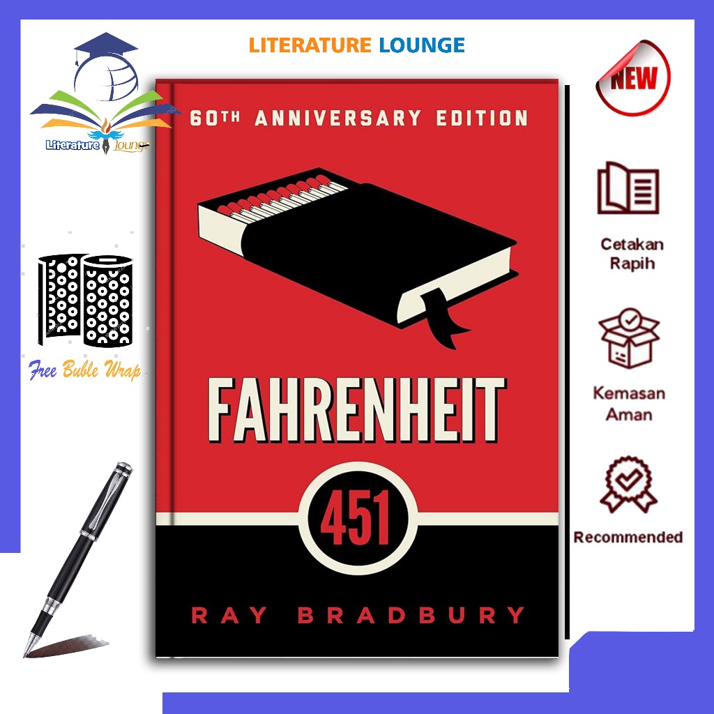 Fahrenheit 451 Ray Bradbury ปกอ่อน - (ภาษาอังกฤษ)