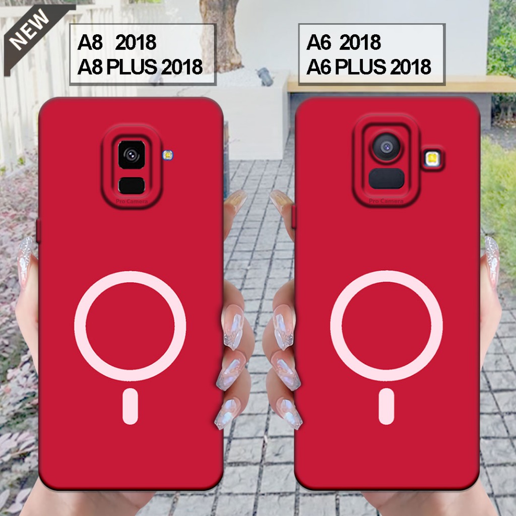 เคส Samsung A6 2018 | A6 PLUS 2018 - ซัมซุง A8 2018 | A8 PLUS 2018 _ปลอกซิลิโคนสีดําใส