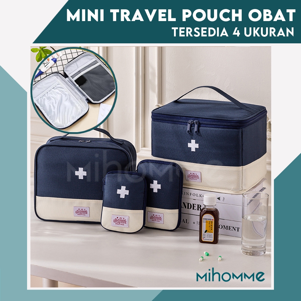 Travel Mini Pouch Medicine Bag Wallet Storage Place P3K ถุงยา