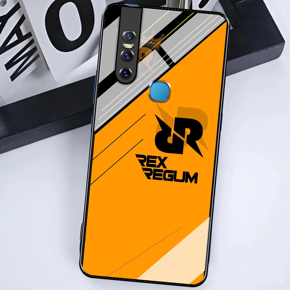 KK34 Softcase Glass Hp Terbaru Infinix Vivo V15/V15 Pro ซิลิโคน Hp พร้อมตัวป้องกันกล้อง เคสหรูหรา ปล