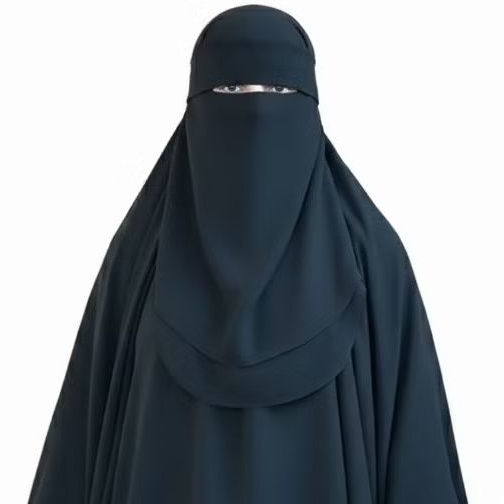 Niqab Niqab Bandana Pony 2 ชั้น