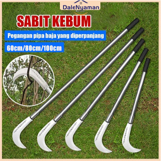 [COD]60/80/100cm Sabit Arit Rumput Baja Asli /Pemangkas Rumput Multifungsi / Sabit Ranting Pohon Sabit Rumput Arit Padi Alat Pembelah Bambu