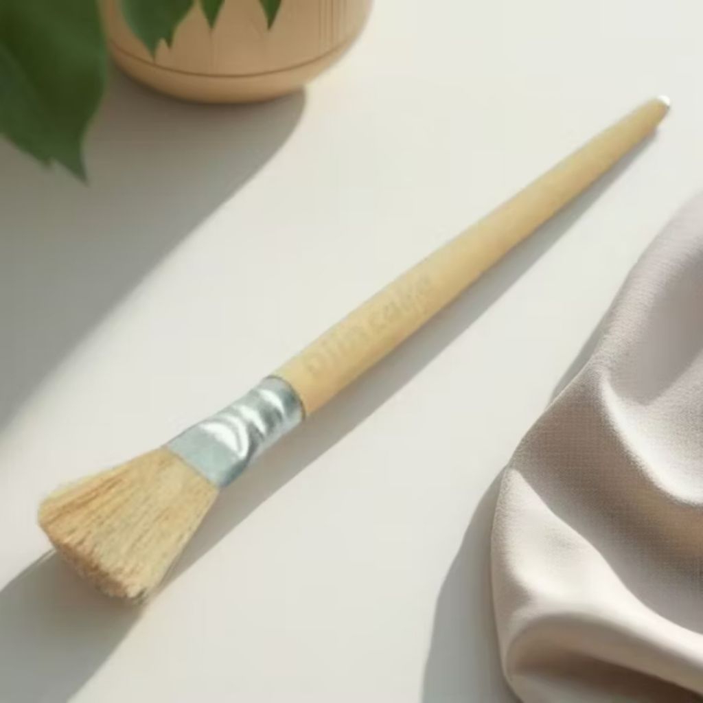 NASTAR CAKE BRUSH WITH HALAL WOODEN HANDLE PINEAPPLE BRUSH GRIILL