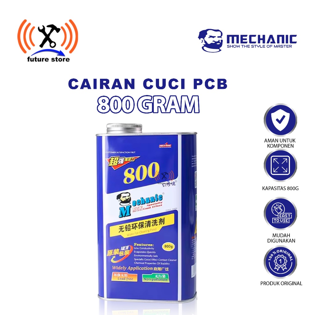 HP MECHANIC 800 ORIGINAL 800G PCB CLEANER - MECHANIC 800 PCB CLEANER ของเหลวสําหรับเซลล์ - กลไก 800 