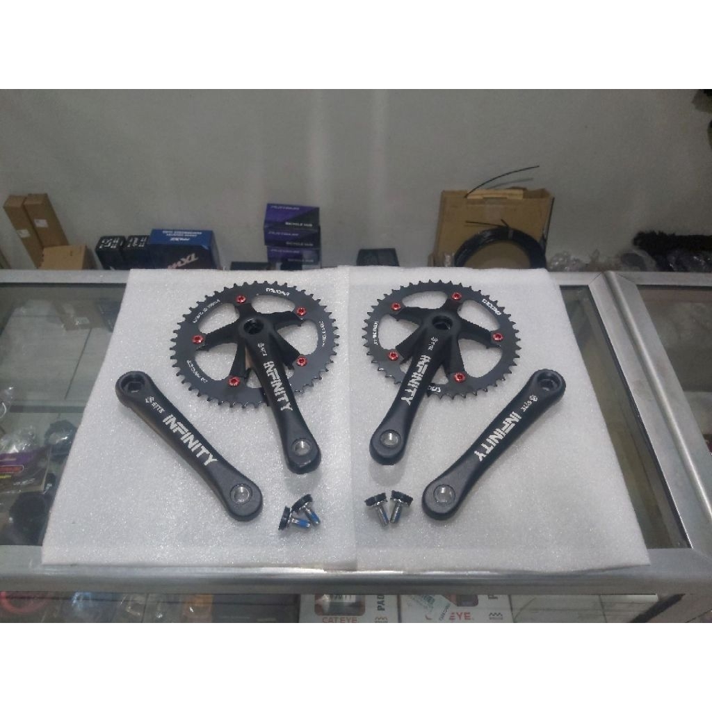 Crank syte Infinity BB Box Single Speed 46T - 44T Fixie Mtb Federal Minion Crankset