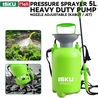 ISKU Semprotan Rumput Sprayer 5L Dan Botol semprot genggam bertekanan udara 2L/1L-Peralatan berkebun