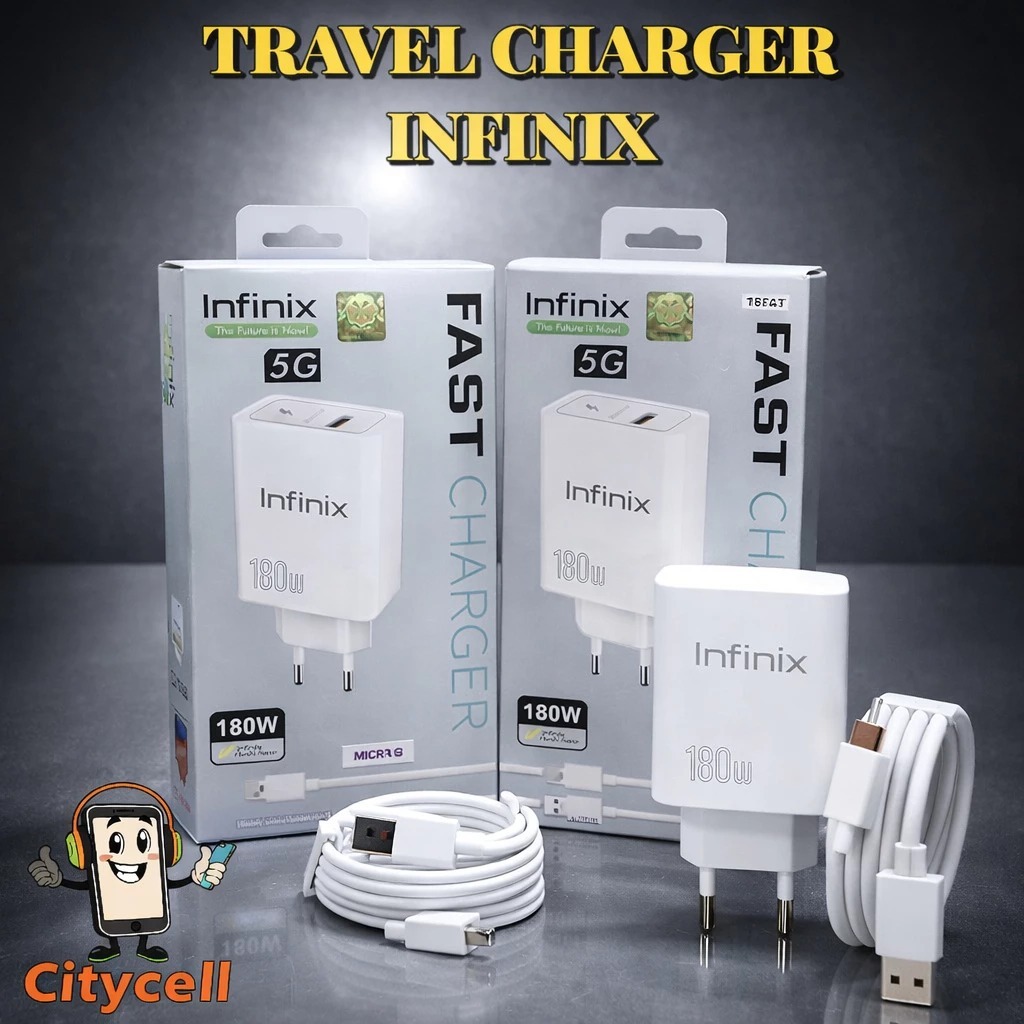 Infinix 180W Type c และ Micro Charger Infinix Fast Charger 180W ANDROID & TYPE-C